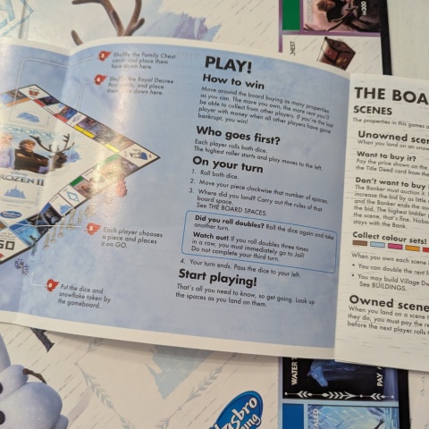 MONOPOLY - Disney Frozen II - Kraina Lodu po angielsku