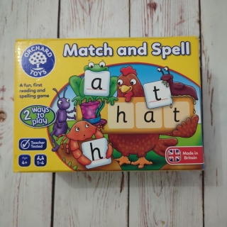 Match and Spell Orchard Toys - gra do nauki pisowni podstawowych krótkich wyrazów po angielsku