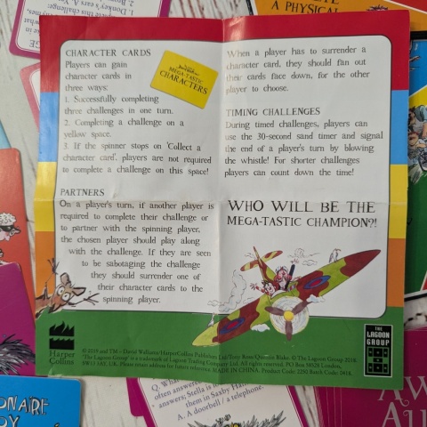 Mega-Tastic Challenges Game – The World of David Walliams