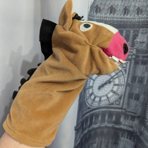 Pacynka Koń 23x18 cm