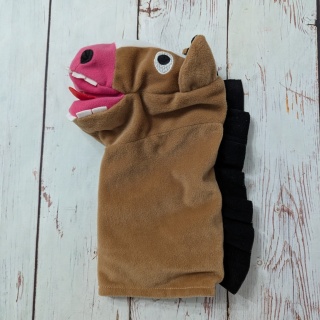 Pacynka Koń 23x18 cm