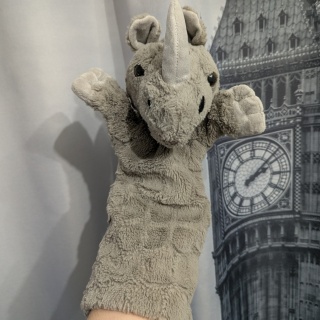 Pacynka Nosorożec 40x30 cm