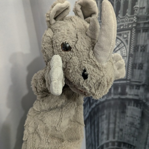 Pacynka Nosorożec 40x30 cm