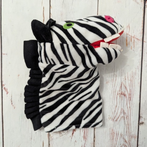 Pacynka Zebra 23x18 cm