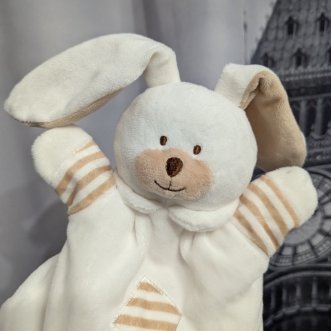 Pacynka Króliczek 20x18 cm