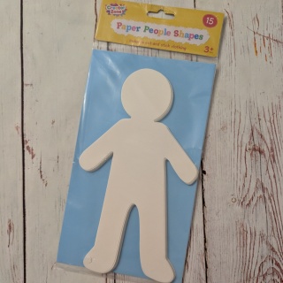 Papierowe postacie Chłopiec - zestaw 15 sztuk + ubrania do wycięcia