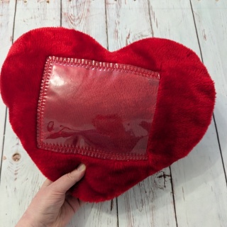 Serce ze skrytką transparentne - do umieszczania kart obrazkowych