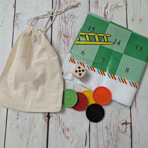 Snakes and Ladders XXL 72X72cm plastikowa plansza w woreczku