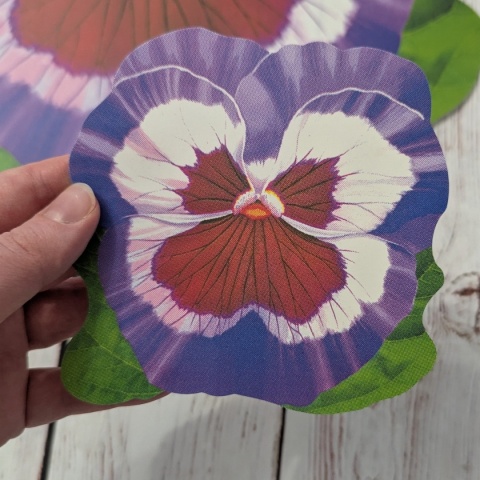 Zestaw Mat Kwiat - Duża i mała - Flower Big and Small - 2 sztuki