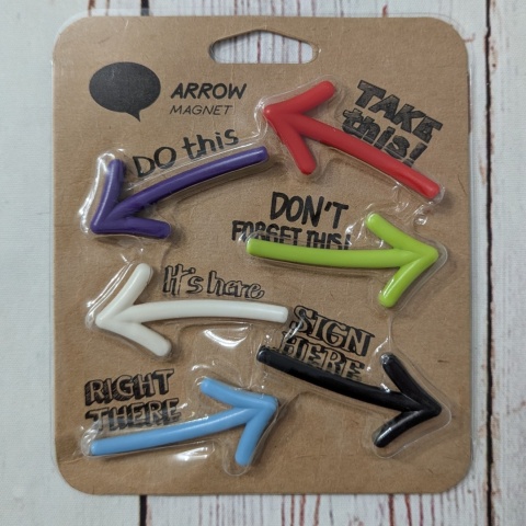 Zestaw magnesów STRZAŁKI - 6 sztuk