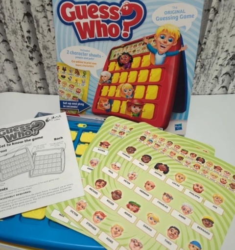Guess Who? 2w1 People and Animals - gra do opisywania wyglądu i zadawania pytań