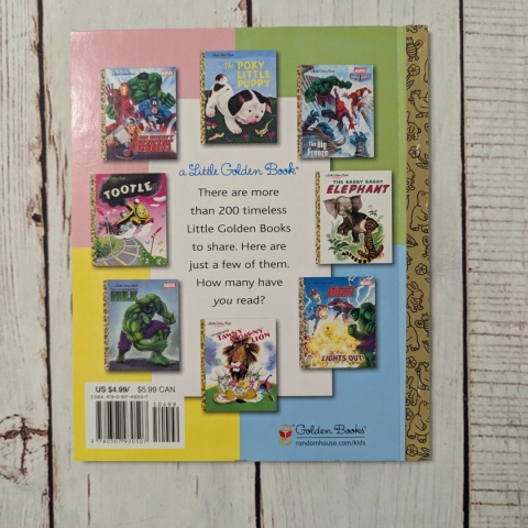 Książka Little Golden Book - The Courageous Captain America po angielsku NOWA