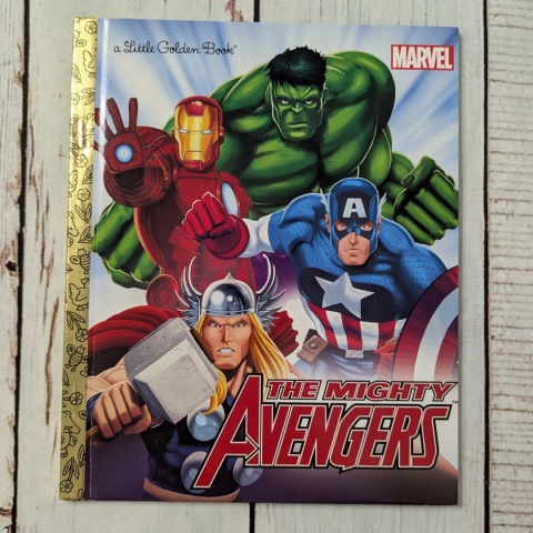 Książka Little Golden Book - The Mighty Avengers - po angielsku NOWA