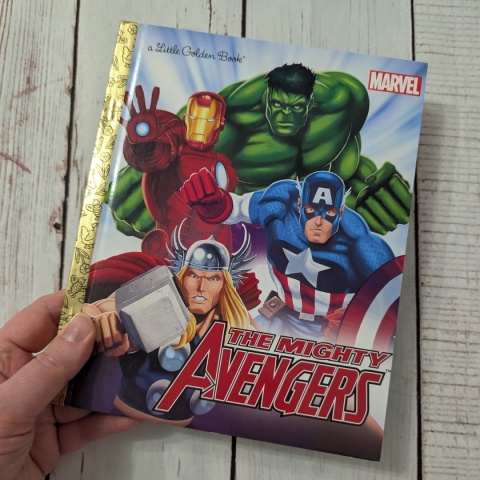 Książka Little Golden Book - The Mighty Avengers - po angielsku NOWA