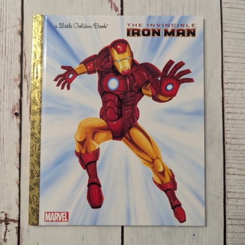 Książka Little Golden Book - The Invincible Iron Man - po angielsku NOWA