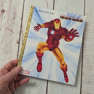 Książka Little Golden Book - The Invincible Iron Man - po angielsku NOWA