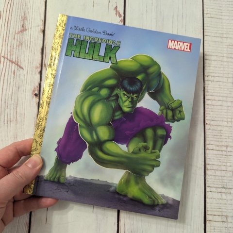 Książka Little Golden Book - The Incredible Hulk - po angielsku NOWA