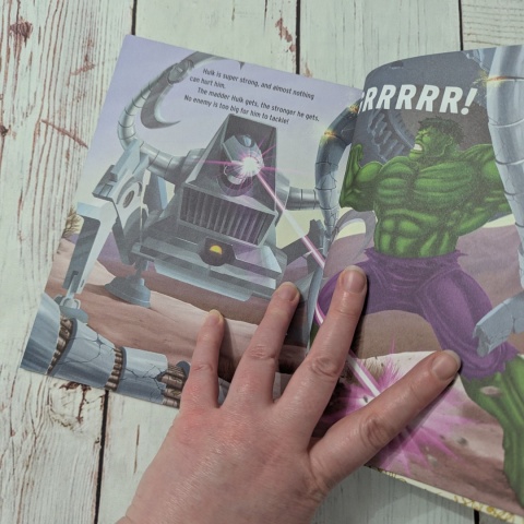 Książka Little Golden Book - The Incredible Hulk - po angielsku NOWA
