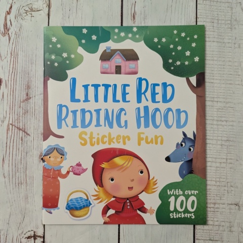 Książka Little Red Riding Hood - Sticker Fun - po angielsku z naklejkami NOWA