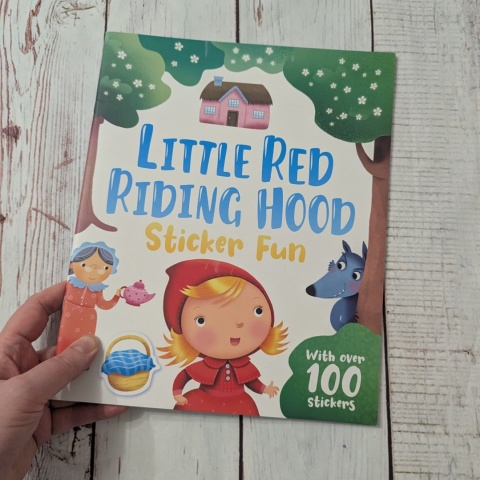 Książka Little Red Riding Hood - Sticker Fun - po angielsku z naklejkami NOWA