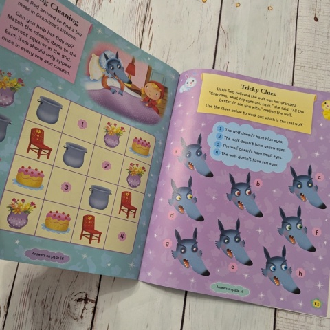 Książka Little Red Riding Hood - Sticker Fun - po angielsku z naklejkami NOWA