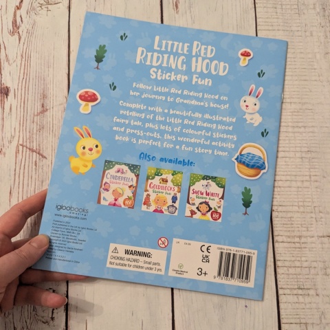 Książka Little Red Riding Hood - Sticker Fun - po angielsku z naklejkami NOWA