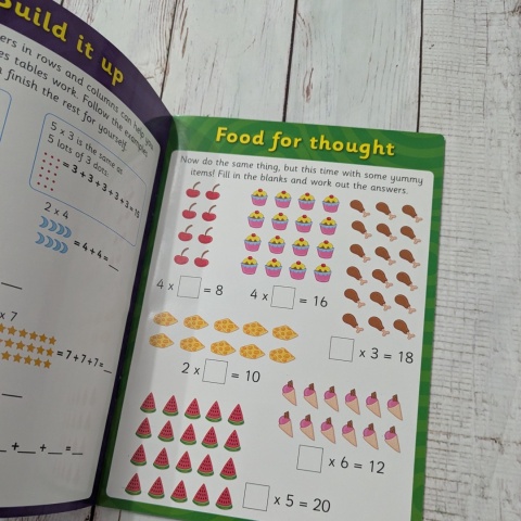 Książka Wipe Clean Workbooks: Time Tables z markerem suchościeralnym W ŚRODKU NOWA