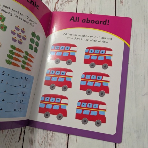 Książka Wipe Clean Workbook: I can Add - z markerem suchościeralnym W ŚRODKU NOWA