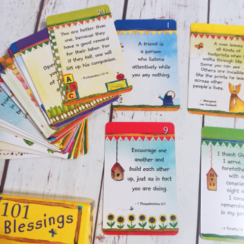 101 Blessings for my friend - karty z cytatami 101 Blessings for my friend - karty z cytatami