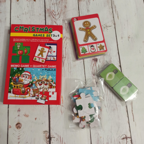 Christmas Games Set 3 in 1