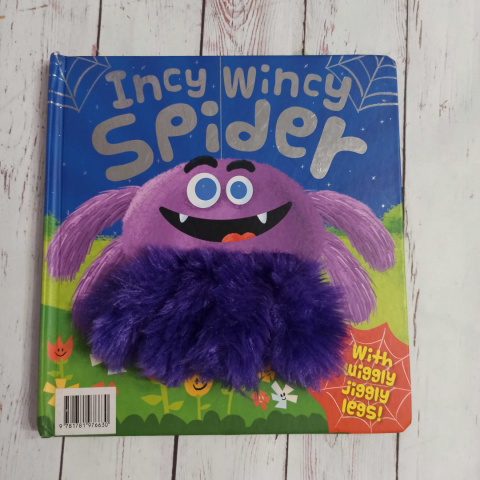 Książka Incy Wincy Spider z pacynkowymi nóżkami