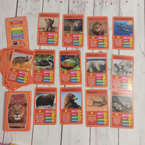 TOP TRUMPS - Predators Drapieżniki TOP TRUMPS - Predators Drapieżniki
