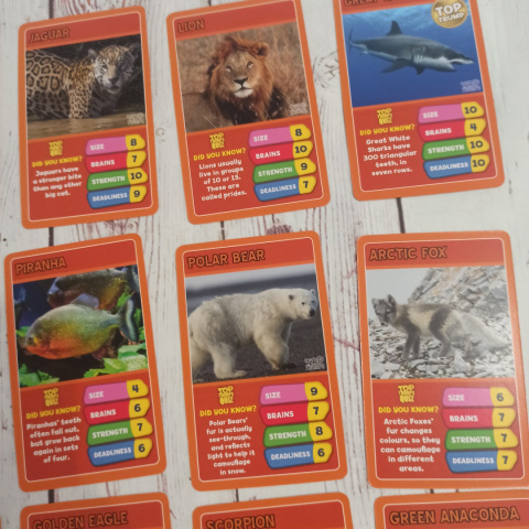 TOP TRUMPS - Predators Drapieżniki TOP TRUMPS - Predators Drapieżniki