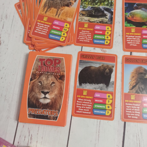 TOP TRUMPS - Predators Drapieżniki TOP TRUMPS - Predators Drapieżniki