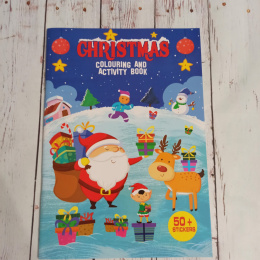 Christmas Activity Book and Coloring Book - karty pracy