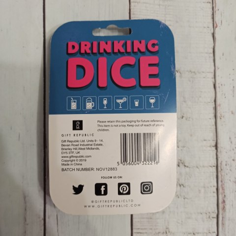 DRINKING Dice - kostka z napojami DRINKING Dice - kostka z napojami
