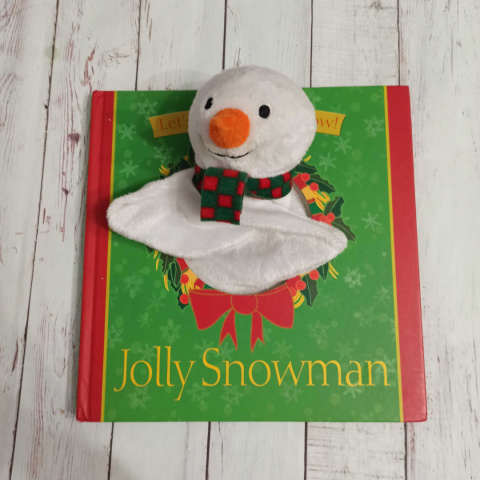 Jolly Snowman - książka z pacynką