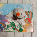 Jolly Snowman - książka z pacynką