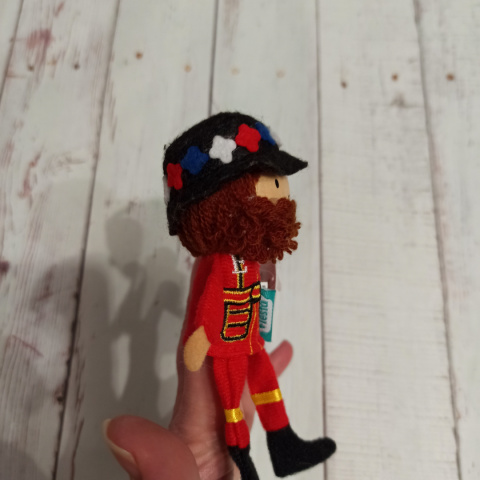 Beefeater Finger Puppet - londyńska pacynka na palec NOWA Beefeater Finger Puppet - londyńska pacynka na palec NOWA