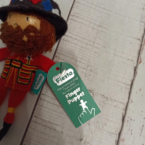Beefeater Finger Puppet - londyńska pacynka na palec NOWA Beefeater Finger Puppet - londyńska pacynka na palec NOWA