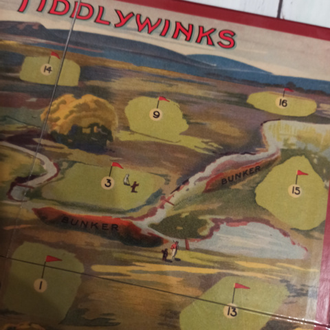 Golf Tiddlywinks - gra w pchełki retro na polu golfowym