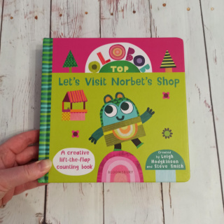 Let's Visit Norbert's Shop - lift-the-flap book