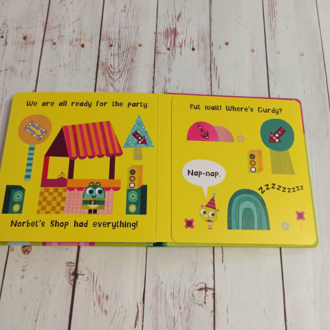 Let's Visit Norbert's Shop - lift-the-flap book