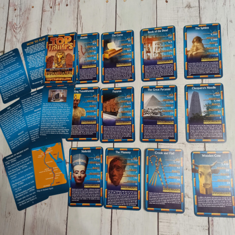 TOP TRUMPS - Ancient Egypt - Tutankhamun