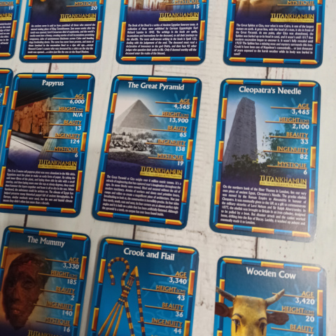 TOP TRUMPS - Ancient Egypt - Tutankhamun