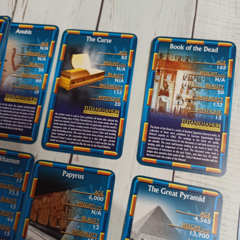 TOP TRUMPS - Ancient Egypt - Tutankhamun