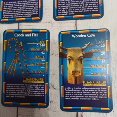 TOP TRUMPS - Ancient Egypt - Tutankhamun