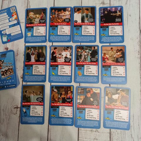 TOP TRUMPS Friends 30 Top Moments TOP TRUMPS Friends 30 Top Moments