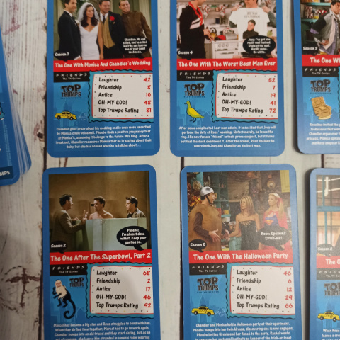 TOP TRUMPS Friends 30 Top Moments TOP TRUMPS Friends 30 Top Moments