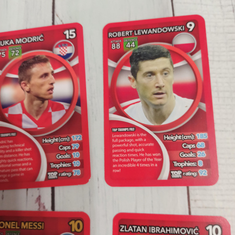 TOP TRUMPS World Football Stars